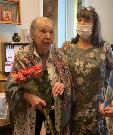 90 летний Юбилей отметила Лагутина Тамара Александровна