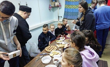Казаки Королевского хуторского казачьего общества провели совместное мероприятие с юнармейцами школы N12 