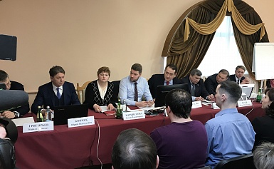 Выездное заседание комитета Мособлдумы по вопросам аграрной политики и потребительского рынка.