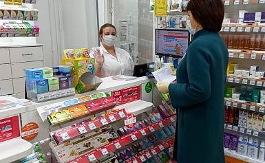 Общественная палата г.о. Королев продолжает проверки аптечной сети города на наличие рекомендованных Минздравом препаратов от коронавируса и средств индивидуальной защиты