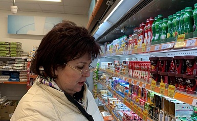 Проверили универсам сети супермаркетов «Верный» по адресу пр-т Космонавтов, д.№7Г