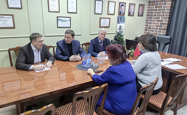 Встреча членов муниципальной Общественной палаты с руководителем организации Сергеем Дробышевым